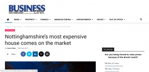 East Midlands Business Link Website Screenshot